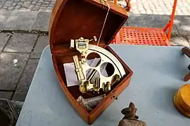 Sextant exposé lors des Journées du patrimoine 2019 à Nantes