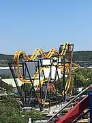 Batman: The Ride à Six Flags Fiesta Texas