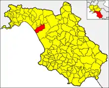 Localisation de Battipaglia