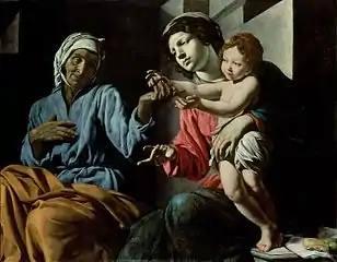 Madone à l'Enfant et sainte Anne (vers 1633), Vienne, Kunsthistorisches Museum.