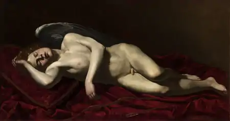 Cupidon endormi (vers 1617-1618), collection Pier Luigi Pizzi.