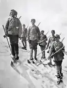 Troupes ottomanes en tenue d'hiver, 1914.