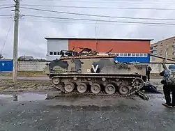 véhicule blindé russe BTR-MD,