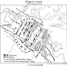 Description de l'image Battle of Lugos September 1695.jpg.