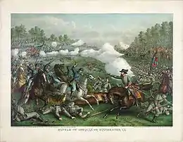 Description de l'image Battle of Opequan by Kurz & Allison.jpg.