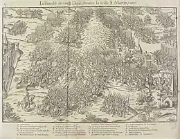 La bataille de Saint-Denis en 1567