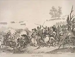 Description de l'image Battle of Vauchamps by Reville.jpg.