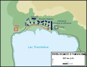 Bataille du Lac Trasimène.