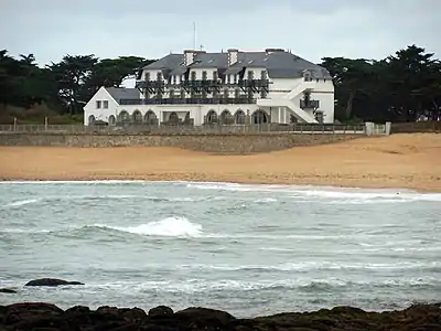 Atlantic Hôtel, vu de la pointe de Casse-Caillou