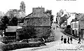 Baud : la rue des Fontaines vers 1920 (carte postale).