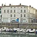 Maison familiale de Nicolas Baudin sur le port de Saint-Martin-de-Ré, Île de Ré.