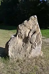 Menhir de l'école de musique