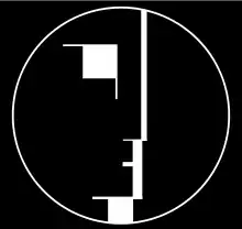 Logo du Bauhaus, créée en 1922 par Oskar Schlemmer.