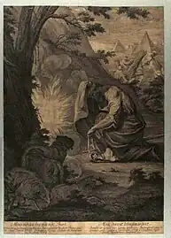 Moïse près du buisson ardent (1759).