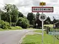 Entrée de Bauzemont.