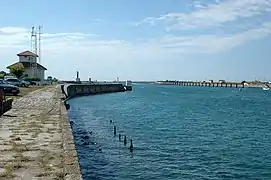 Bayonne, l'embouchure de l'Adour.