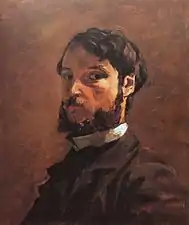 Frédéric Bazille, Autoportrait (vers 1865)