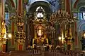 L'intérieur de l'église basilique Sainte Anne du XVIIIe siècle