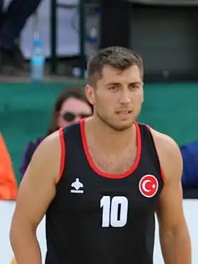 Cemal Kütahya à l'Euro 2019 de beach handball