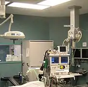 Ventilateur d’anesthésie.