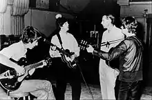 Les Beatles en studio en 1966