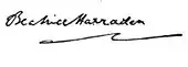 signature de Beatrice Harraden