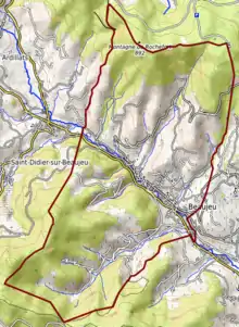 Carte topographique