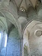 Croisée du transept, croisillon sud et coupole.