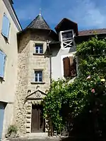 Tour d'escalier de la maison Clare.