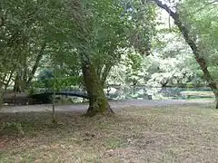 Le bas du parc près des Fontaines bleues