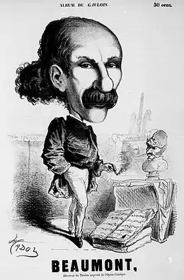 Alfred Beaumont, par Hadol (19 août 1860)