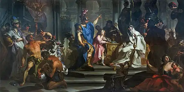 Hannibal jurant haine aux Romains, musée des beaux-arts de Chambéry.