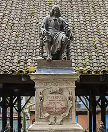 La statue de Fermat.