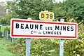 Entrée de Beaune-les-Mines