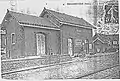La gare vers 1910 (photocopie d'une carte postale).