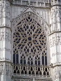 Rosace sud du transept.