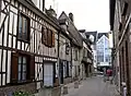 Maisons anciennes dans la rue d'Alsace.