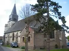 L'église Saint Vaast.