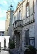 La mairie et l'horloge de 1900 à 2006.