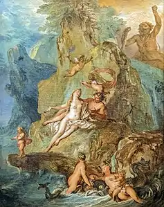 Acis et Galatée par Nicolas Bertin.