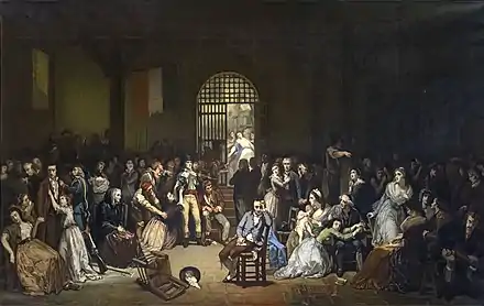 Charles-Louis Müller, Appel des dernières victimes de la terreur dans la prison de saint Lazare.7, 9 thermidor 1794.