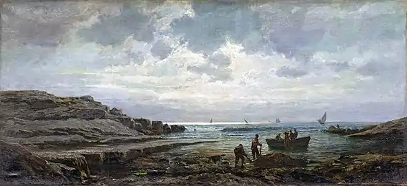 Raphaël Ponson, Bord de la mer à Bandol.