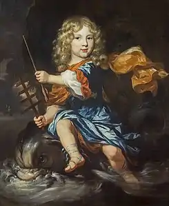 Nicolas Maes, Enfant et triton.