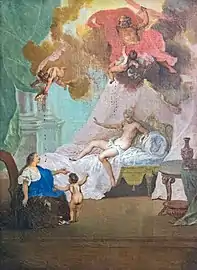 Nicolas Bertin,Jupiter et Danaë.