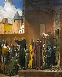 Jean-Paul Laurens,La Délivrance des emmurés de Carcassonne (Salon de 1879).