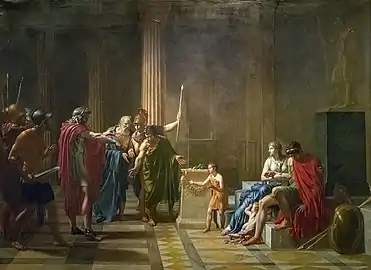 Leonidas à la considération de sa fille Cleonide, se contente de bannir son gendre Cleombiote