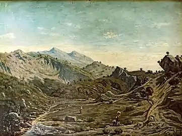 Colline de Saint-Loup (1860)musée des Beaux-Arts de Carcassonne.