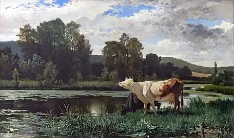 Édouard Debat-Ponsan,Les Vaches.