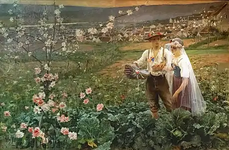 Mariage innocent (1884), musée des Beaux-Arts de Carcassonne.
