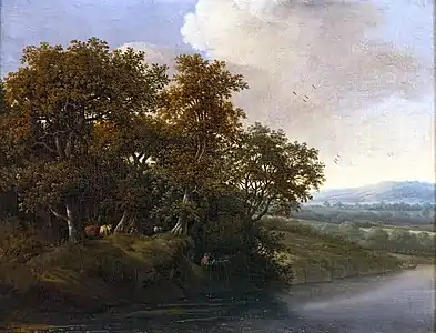 Jan Lagoor (en), Paysage boisé.